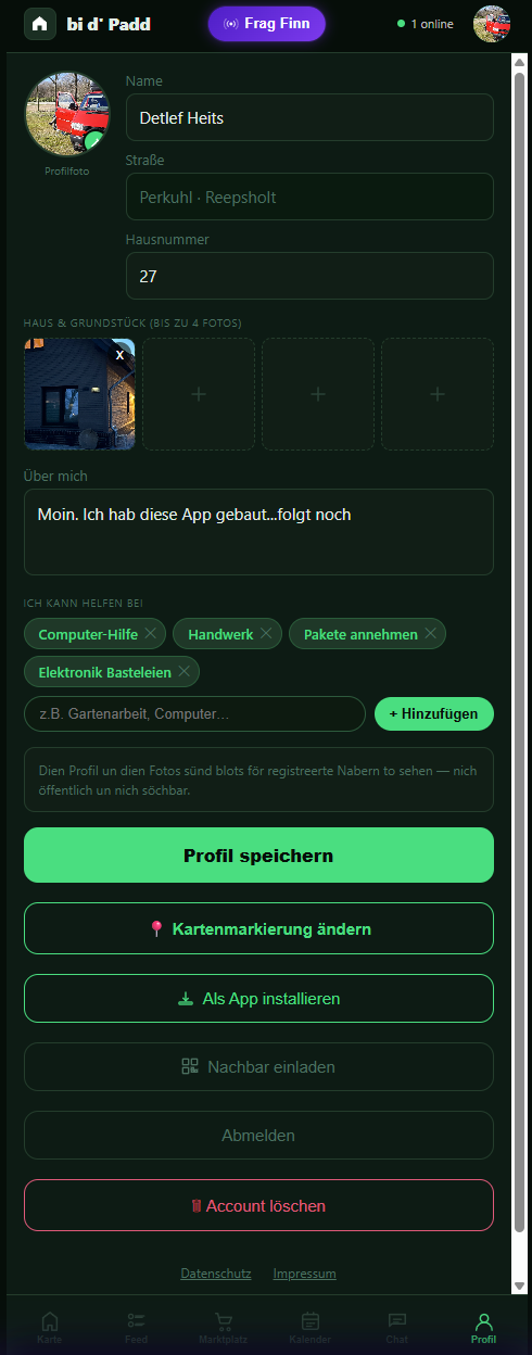 bi d' Padd Screenshot 2
